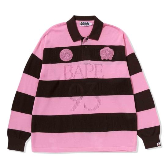  베이프 폴로 티셔츠 001LTL301309MBRW BROWN DOM