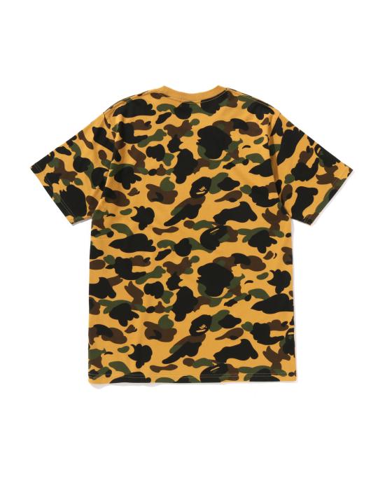 베이프 반팔 티셔츠 001CSL801008MYEL YELLOW DOM - BAPE