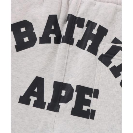  베이프 트레이닝/조거 팬츠 001PTL801322GRA GRAY DOM - BAPE