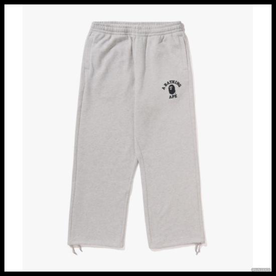  베이프 트레이닝/조거 팬츠 001PTL801322GRA GRAY DOM