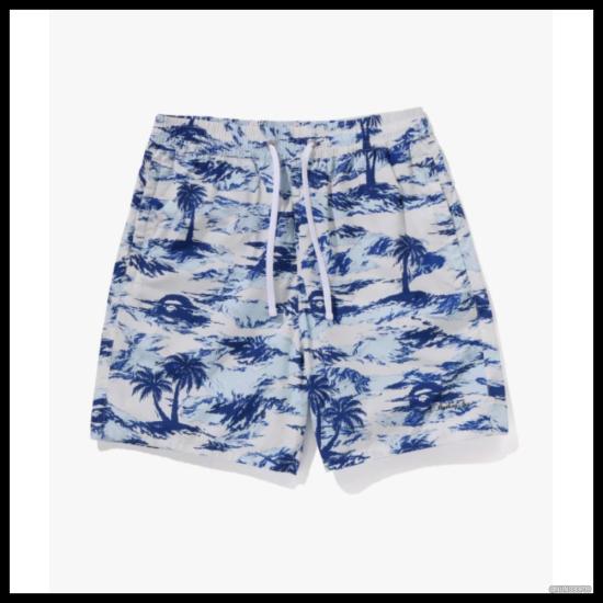  베이프 숏팬츠 001SPL301312MBLU BLUE DOM