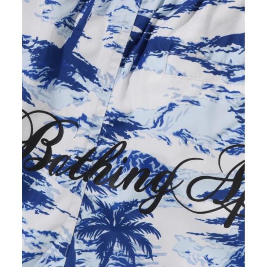  베이프 숏팬츠 001SPL301312MBLU BLUE DOM - BAPE