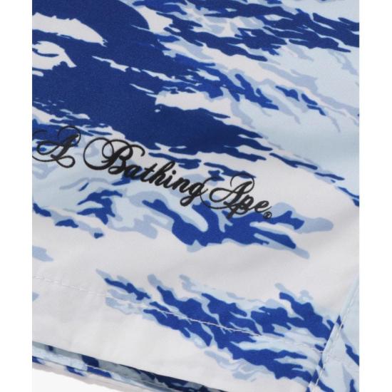  베이프 숏팬츠 001SPL301312MBLU BLUE DOM - BAPE