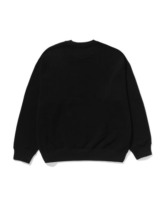  베이프 긴팔 티셔츠 001SWL801301MBLK BLACK DOM - BAPE