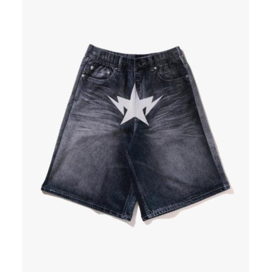  베이프 숏팬츠 001SPL301319MLIG LIGHT INDIGO DOM