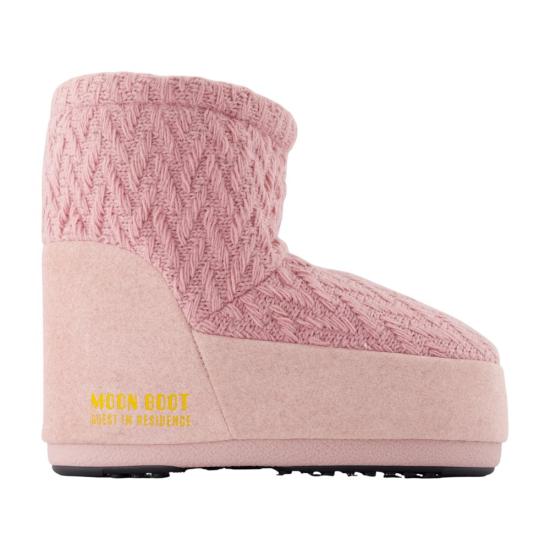 26SS 문부츠 아이콘 나일론 로우 부츠 80D1409750 J038 pink