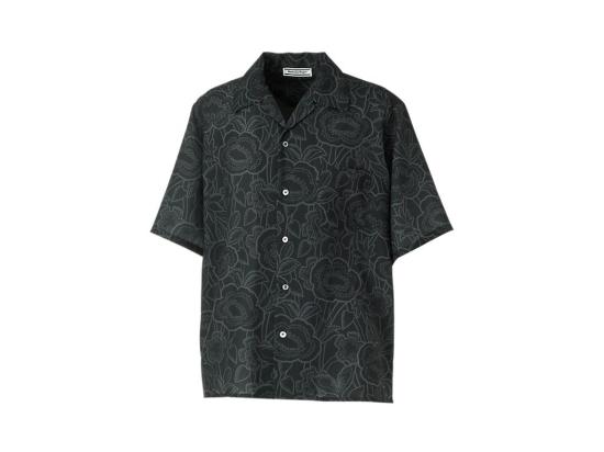  오니츠카타이거 긴팔 셔츠 2181B047 001 BLACK OFF WHITE DOM