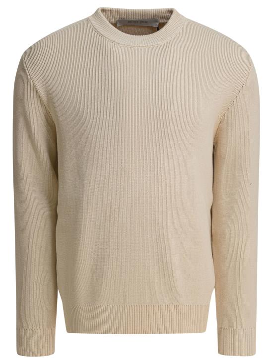 26SS 골든구스 Golden 레터링 밀리터리 크루넥 스웨터 GMP00841P00197255550 Beige