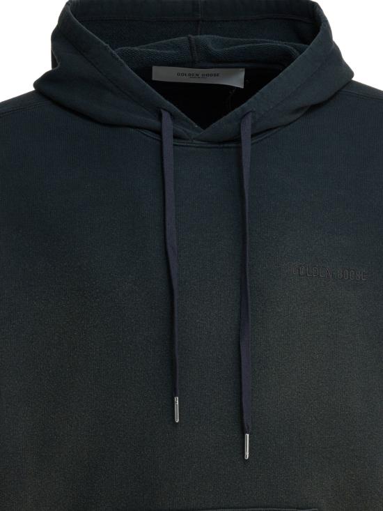 26SS 골든구스 후드 티셔츠 GUP01932P00214690498 Black - GOLDEN GOOSE