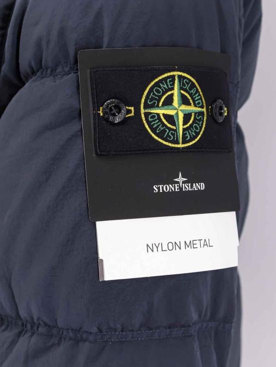 25FW 스톤 아일랜드 나일론 메탈 에코닐 후드 다운 파카  K2S154100088S0019V0020 NAVY DOM - STONE ISLAND