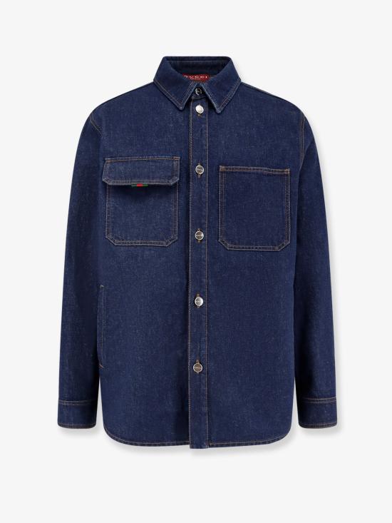  구찌 데님 자켓 820358 XDDBG 4759 DARK BLUE DOM