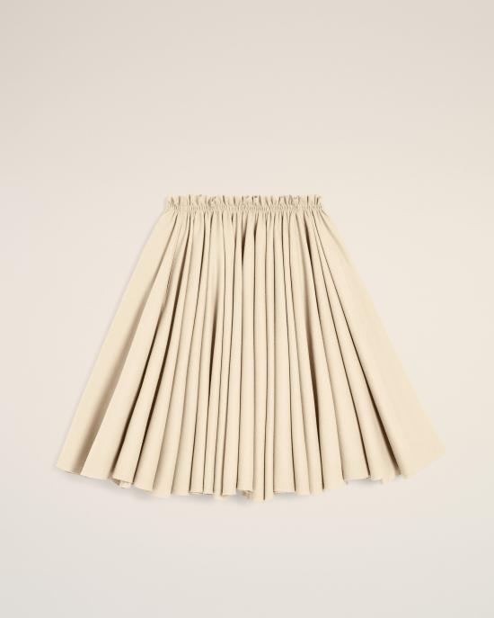 25FW 아미 미디 스커트 FSK444WV0058185 IVORY DOM