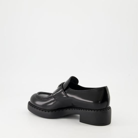 26FW 프라다 초콜릿 브러쉬드 레더 로퍼 1D246M ULS F0002 - PRADA