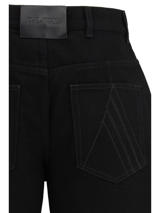 26SS 디 아티코 데님 팬츠 260WCP00293DDD104AA 100 BLACK - THE ATTICO