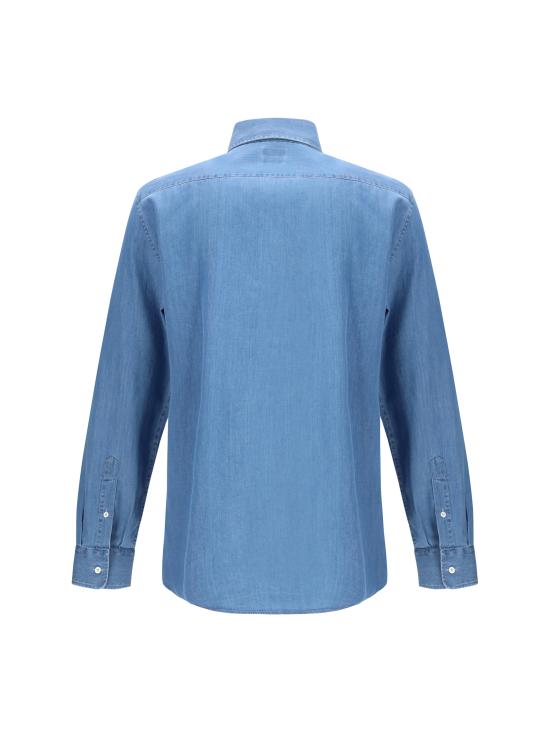 26SS 브루넬로 쿠치넬리 긴팔 셔츠 MR6830627 C001 BLUE - BRUNELLO CUCINELLI