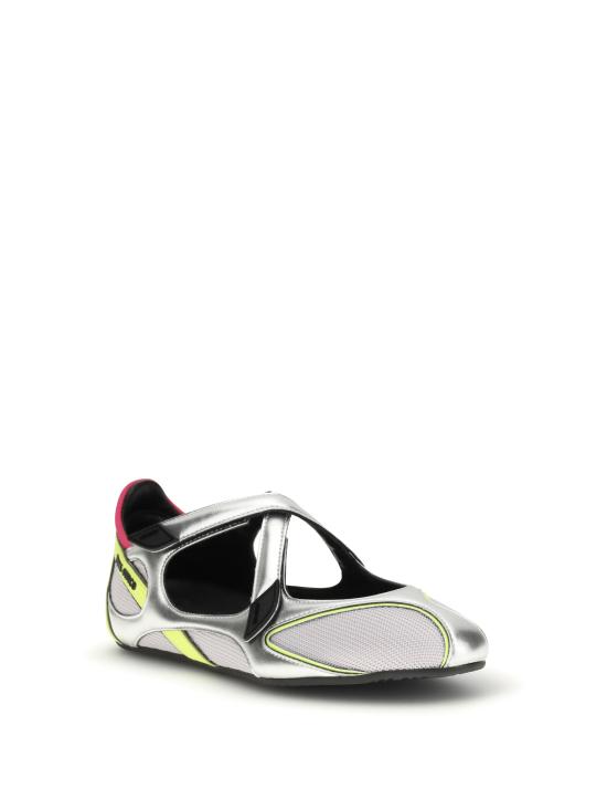 26SS 디 아티코 플랫 슈즈 260WSH00871MIX024AA 465 SILVER - THE ATTICO