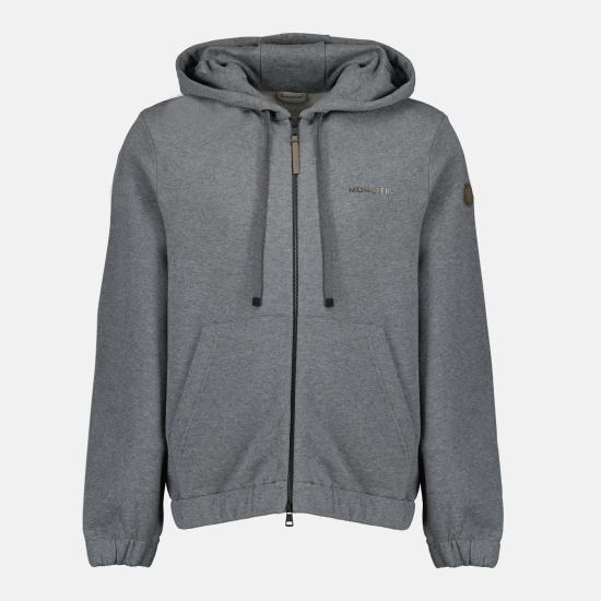  몽클레어 후드 티셔츠 8G00077 89B7P 991 DARK GRAY DOM