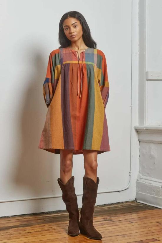  루주타 셰스 숏 원피스 로리 드레스