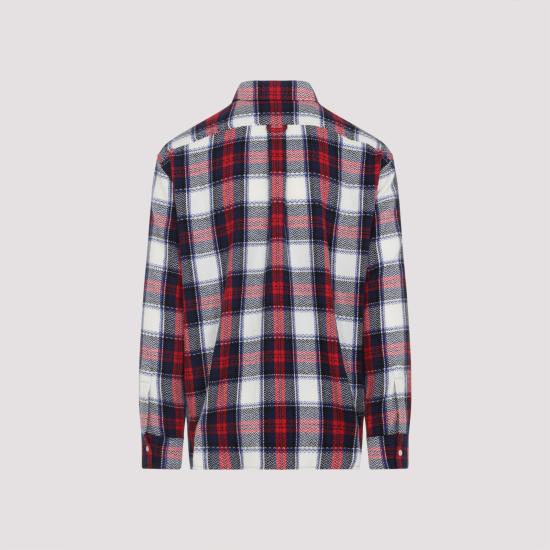 26SS 셀린느 긴팔 셔츠 RC0B01903 38ER BLACK RED WHITE - CELINE