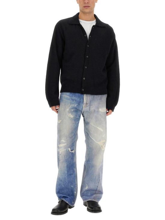 26SS 아워레가시 폴로 티셔츠 M4213ECFSE BLACKFUZZYALPACA - OUR LEGACY