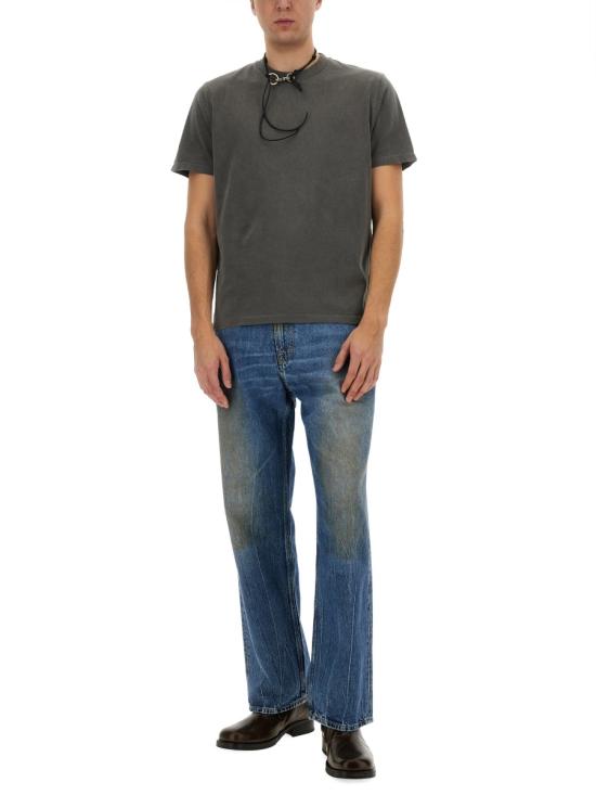 25FW 아워레가시 반팔 티셔츠 M2246BWB WORNBLACKLEGACYJERSEY GREY - OUR LEGACY