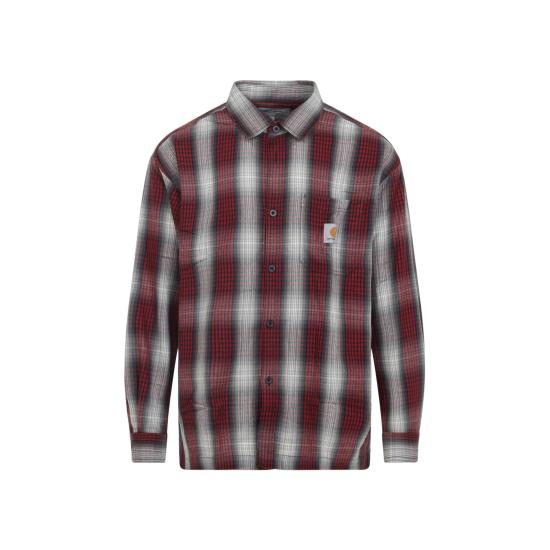 26SS 칼하트 WIP 롱슬리브 할린 셔츠 I0359543I2XX03 HARLIN CHECK CHILI PEPPER - CARHARTT WIP