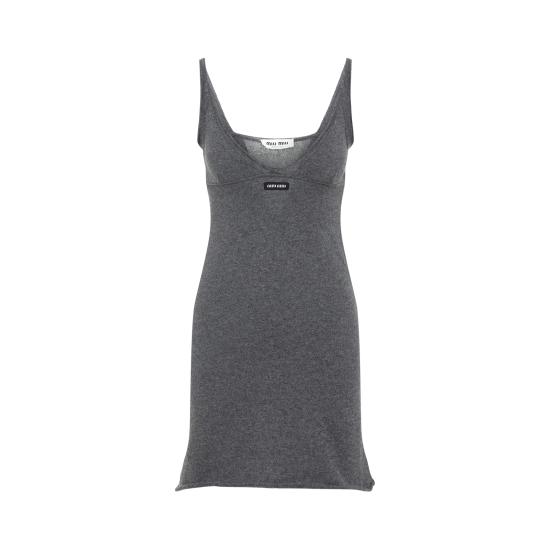 26SS 미우미우 미디 원피스 MMA921SOOO 19DJ F0480 ARDESIA - MIU MIU