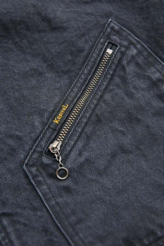  캐피탈 데님 자켓 카피탈 14온스 데님 본 라이닝 리버시블 지퍼업 워크 재킷 - KAPITAL