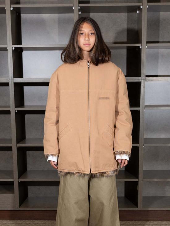  MM6 메종마르지엘라 무스탕 Mm6 Maison Margiela 스포츠재킷 재킷 캔버스/인조 모피 - MM6 MAISON MARGIELA