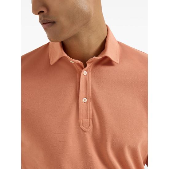26SS 브루넬로 쿠치넬리 폴로 티셔츠 ME8543966 CBG36 ORANGE - BRUNELLO CUCINELLI