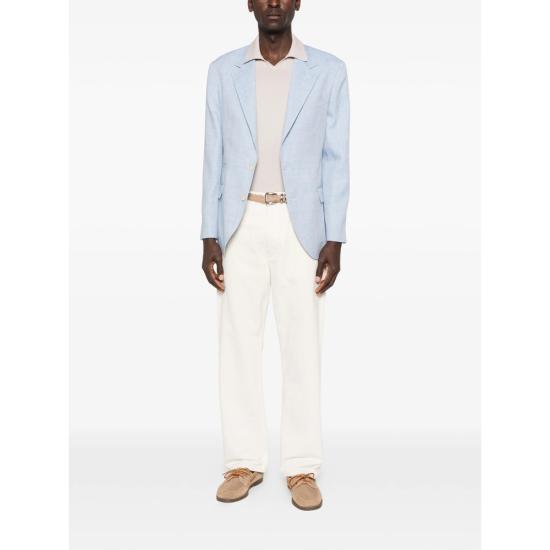 26SS 브루넬로 쿠치넬리 수트 자켓 MZ4087BTD C024 BLUE - BRUNELLO CUCINELLI