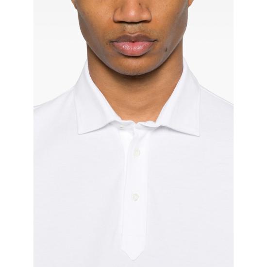 26SS 브루넬로 쿠치넬리 폴로 티셔츠 ME8543966 CT489 WHITE - BRUNELLO CUCINELLI