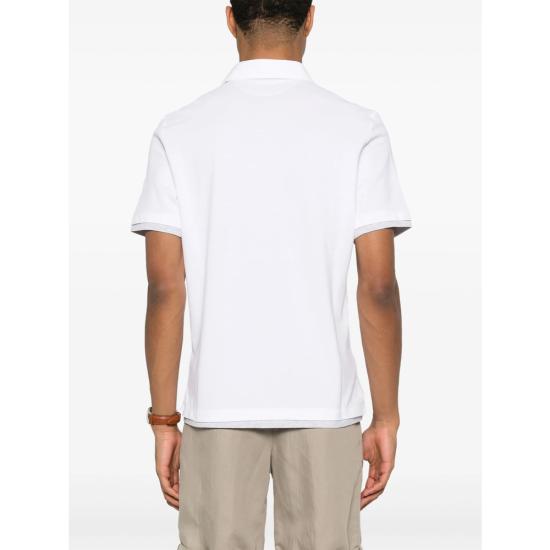 26SS 브루넬로 쿠치넬리 폴로 티셔츠 ME8543966 CT489 WHITE - BRUNELLO CUCINELLI