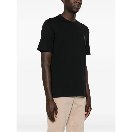 26SS 브루넬로 쿠치넬리 반팔 티셔츠 M0B138440 CSQ44 BLACK - BRUNELLO CUCINELLI