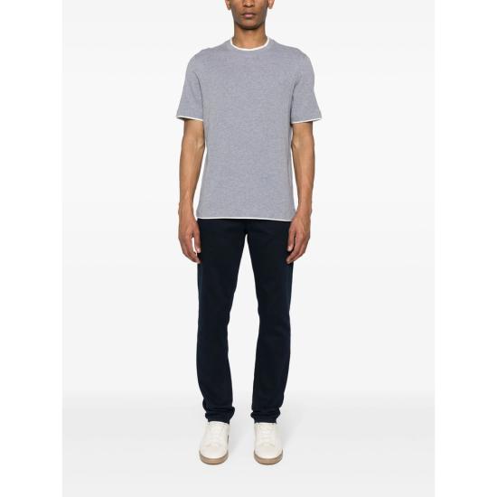 26SS 브루넬로 쿠치넬리 반팔 티셔츠 M0B137427 CY918 GREY - BRUNELLO CUCINELLI