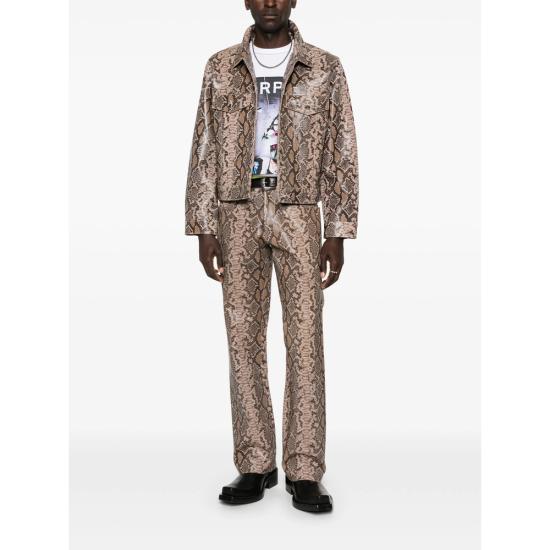 25FW 미드나잇 로데오 팬츠 MRB 36 MR LEATHER SNAKE BROWN - MIDNIGHT RODEO