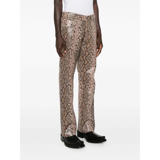 25FW 미드나잇 로데오 팬츠 MRB 36 MR LEATHER SNAKE BROWN - MIDNIGHT RODEO