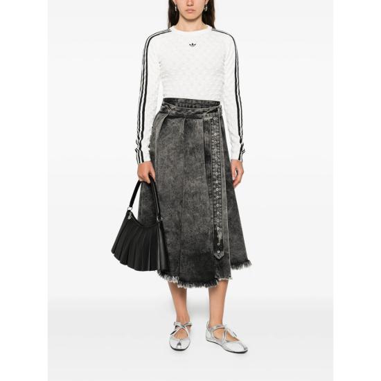 26SS 아디다스 바디수트 티셔츠 KS6461 WHITE BLACK - ADIDAS