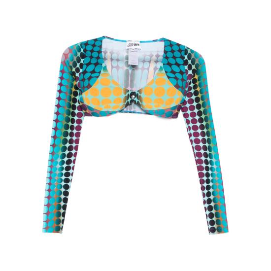 26SS 장 폴 고티에 긴팔 티셔츠 TO444 J042P 50271 BLUE PURPLE