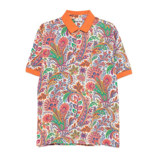 26SS 에트로 폴로 티셔츠 AKF83 MRMD0004 X0800 ORANGE