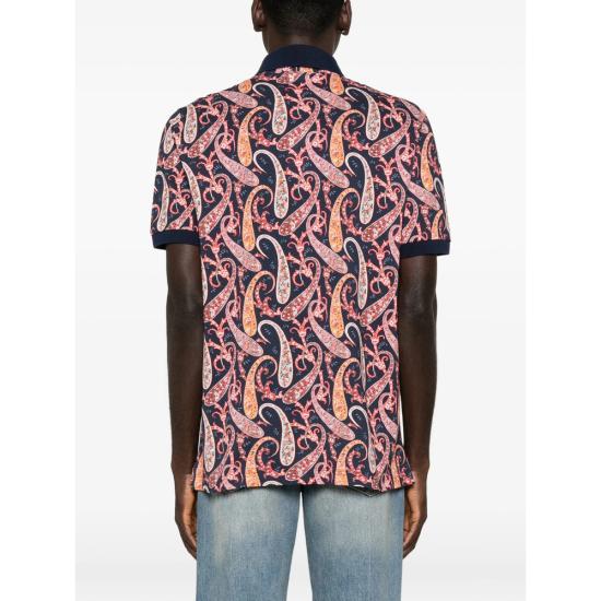 26SS 에트로 폴로 티셔츠 AKF82 MRMD0004 X0885 BLUE - ETRO