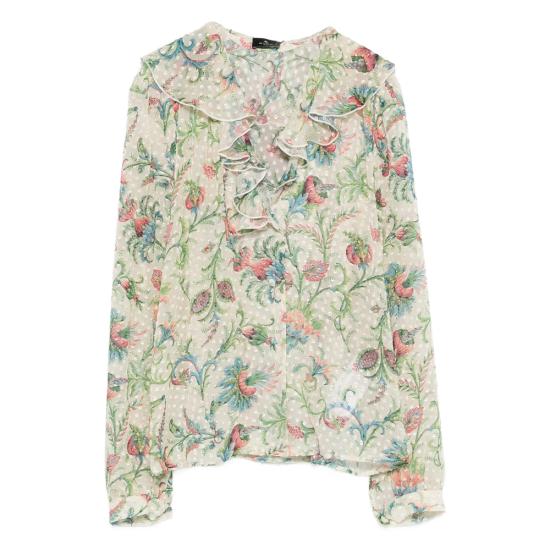 26SS 에트로 반팔 티셔츠 99SADI2 WRIA0094 X0803 NEUTRALS GREEN