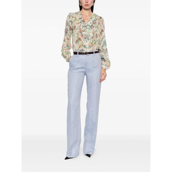 26SS 에트로 반팔 티셔츠 99SADI2 WRIA0094 X0803 NEUTRALS GREEN - ETRO