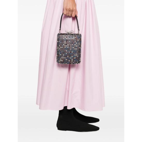 26SS 셀프 포트레이트 토트백 RS26 315 MU PINK BLACK - SELF PORTRAIT