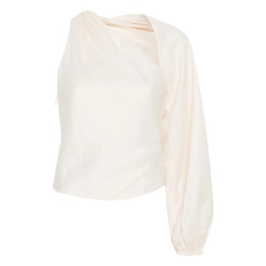 26SS 셀프 포트레이트 블라우스 RS26 207T C CREAM NEUTRALS