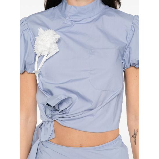 26SS 셀프 포트레이트 반팔 티셔츠 RS26 552T BL BLUE - SELF PORTRAIT