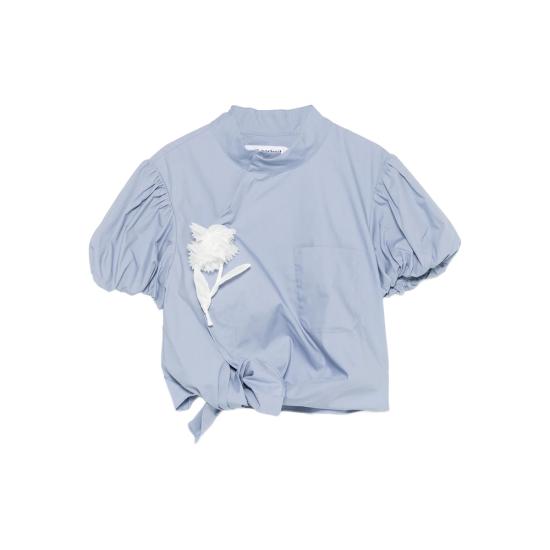 26SS 셀프 포트레이트 반팔 티셔츠 RS26 552T BL BLUE