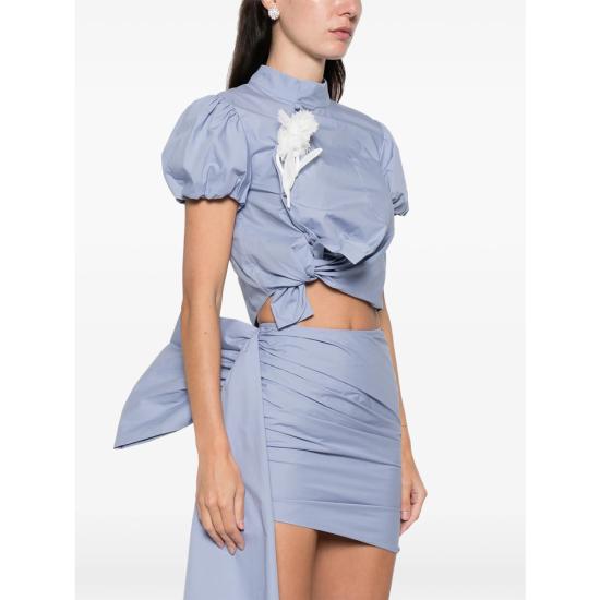 26SS 셀프 포트레이트 반팔 티셔츠 RS26 552T BL BLUE - SELF PORTRAIT