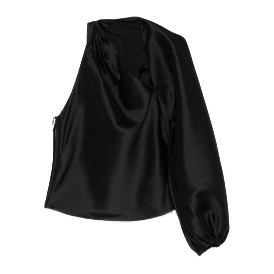 26SS 셀프 포트레이트 블라우스 RS26 207T B BLACK