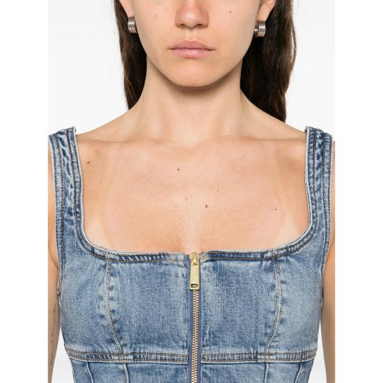 26SS 셀프 포트레이트 데님 원피스 RS26 812S BL BLUE - SELF PORTRAIT